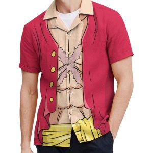 Monkey D Luffy Body One Piece Anime Hawaiian Shirt