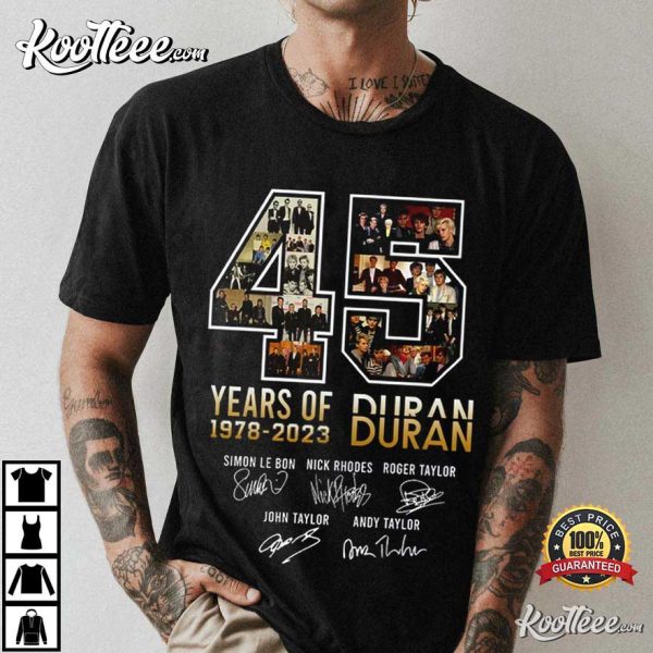 Duran Duran 45 Years Anniversary T-Shirt