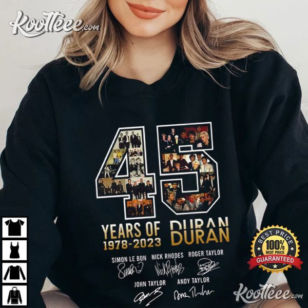 Duran Duran 45 Years Anniversary T-Shirt