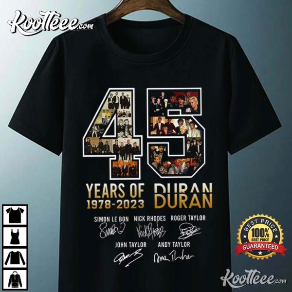 Duran Duran 45 Years Anniversary T-Shirt