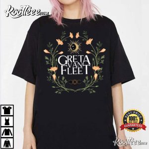 Greta Van Fleet Dreams In Gold T Shirt