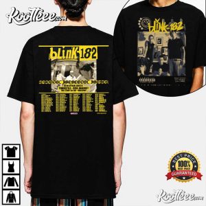 Blink 182 World Tour 2023 2024 T Shirt