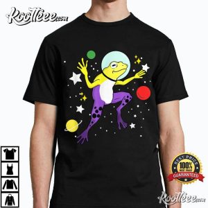 Nonbinary Frog In Space Nonbinary Pride T Shirt 3