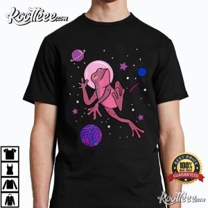 Bisexual Pride Frog In Space LGBTQ T Shirt 3