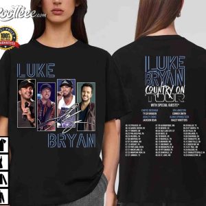 Luke Bryan Country On Tour 2023 T Shirt