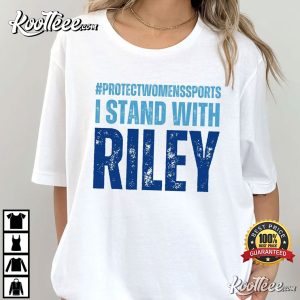 I Stand With Riley Gianes Protect Women's Sports T Shirt 1
