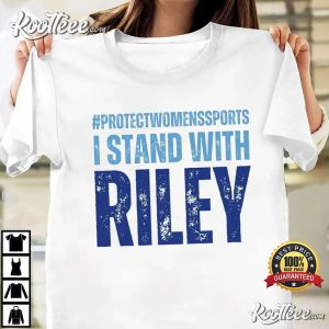 I Stand With Riley Gianes Protect Women's Sports T Shirt 2