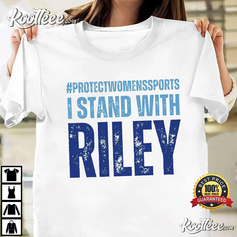 I Stand With Riley Gianes Protect Women's Sports T-Shirt