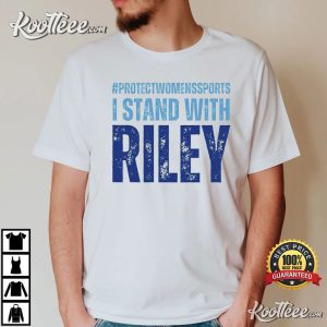 I Stand With Riley Gianes Protect Women's Sports T Shirt 3