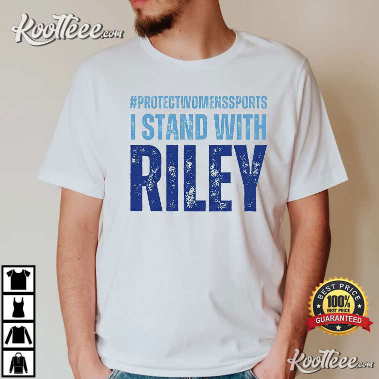 I Stand With Riley Gianes Protect Women's Sports T-Shirt