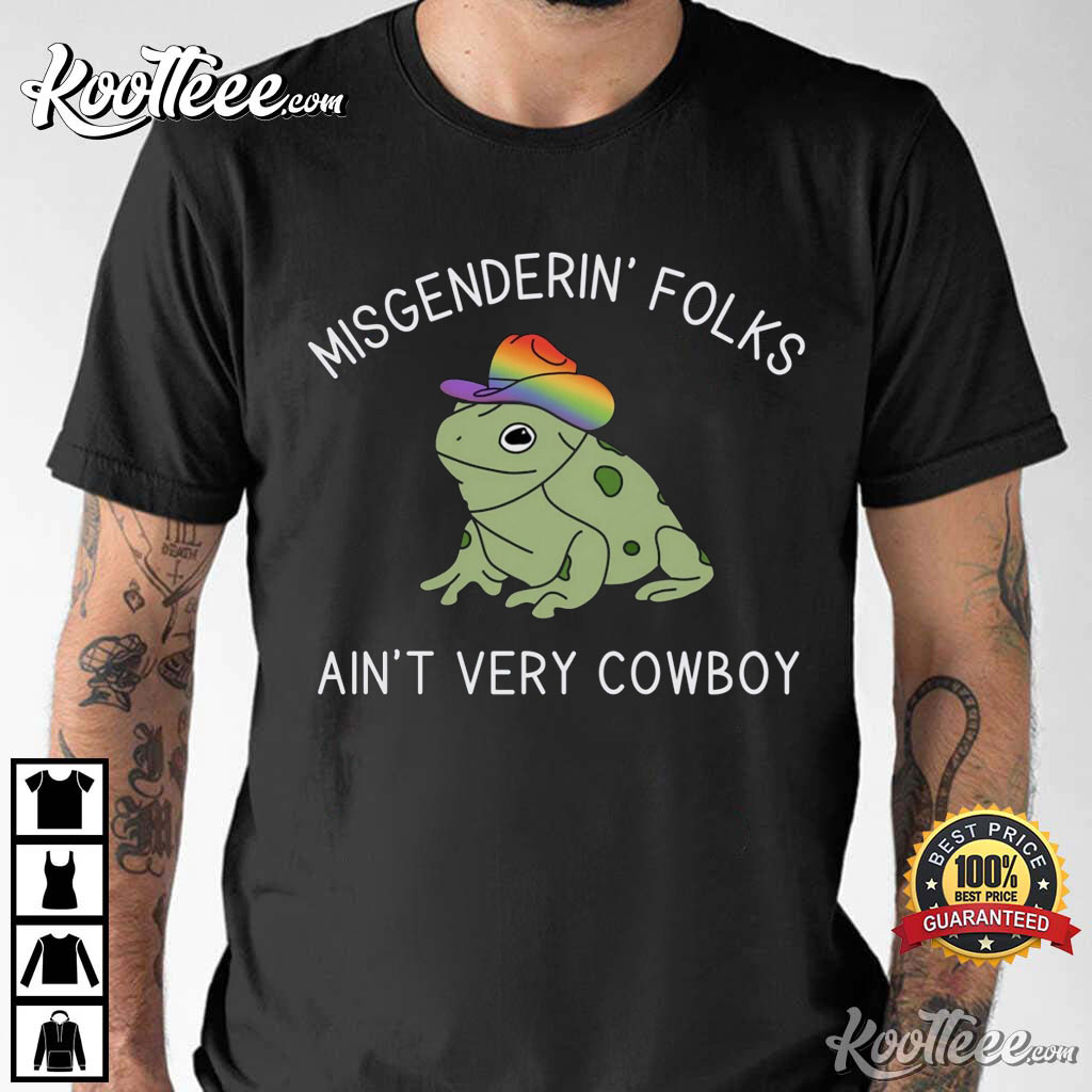 LGBTQ Pride Trans Pride Nonbinary Misgendering T-Shirt