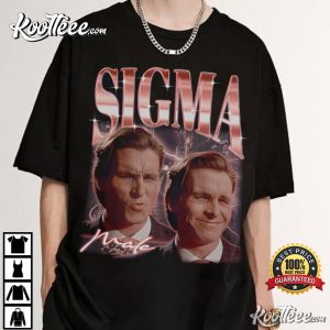 Sigma Male Patrick Bateman Vintage T Shirt 2
