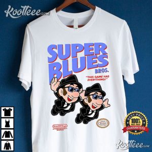 Super Mario Bros The Blues Brothers T Shirt 4