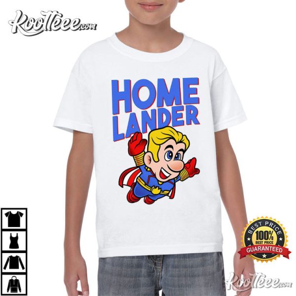 Super Mario Parody Homelander The Boys Tv Show T-Shirt