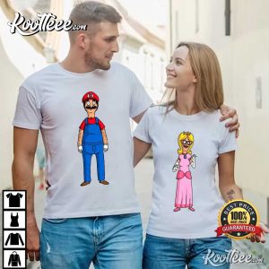 Bobs Burgers Super Mario Parody Couple T Shirt 1