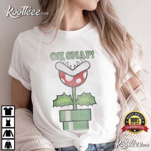 Piranha Plant Oh Snap Super Mario T-Shirt