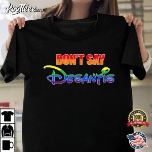 Don't Say DeSantis Florida Say Gay LGBTQ Pride Anti DeSantis T Shirt 1