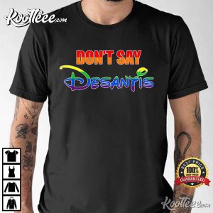 Don't Say DeSantis Florida Say Gay LGBTQ Pride Anti DeSantis T Shirt 2