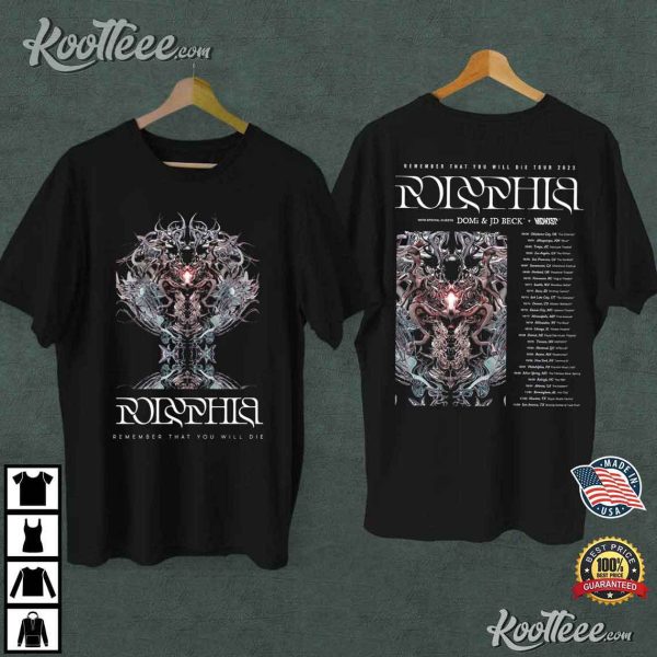 Polyphia Remember That You Will Die Tour 2023 T-Shirt