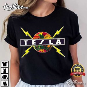 Vintage Tesla Band Classic Fan Gift T Shirt 2