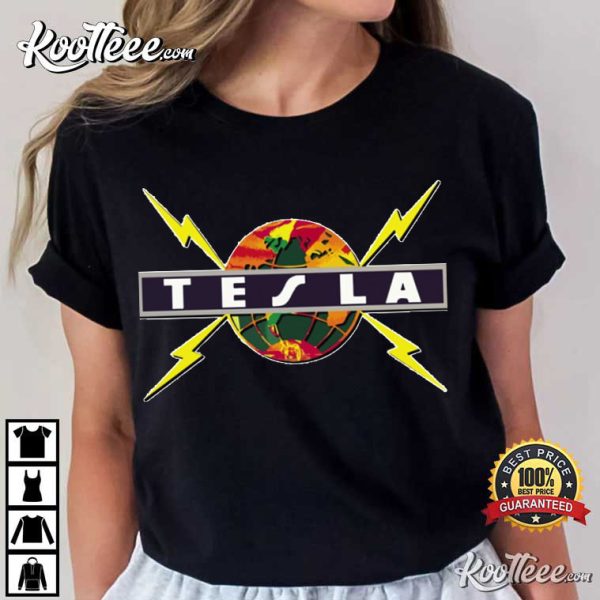 Vintage Tesla Band Classic Fan Gift T-Shirt