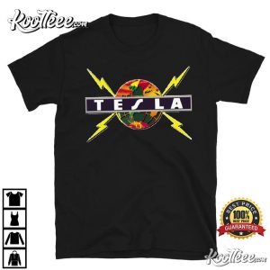 Vintage Tesla Band Classic Fan Gift T Shirt 4