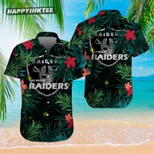 Las Vegas Raiders Hawaiian Shirt And Shorts 2