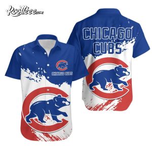 Chicago Cubs Animal Logo Pattern Hawaiian Shirt