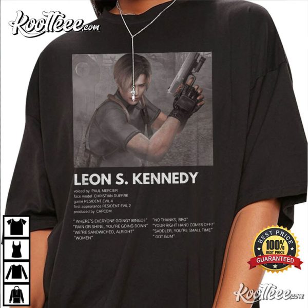 Leon Scott Kennedy Residence Evil T-Shirt #2