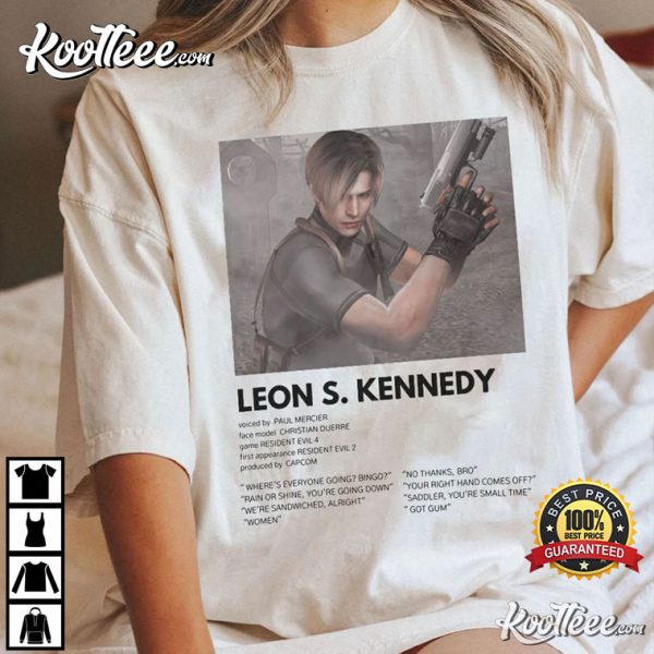 Leon Scott Kennedy Residence Evil T-Shirt #2