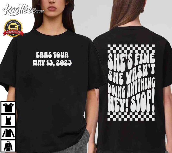Hey Stop Eras Tour Taylor Security Guard T-Shirt