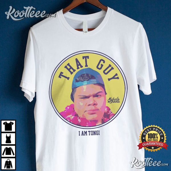 Iam Tongi Merchandise Mahalo Shoots X That Guy T-Shirt