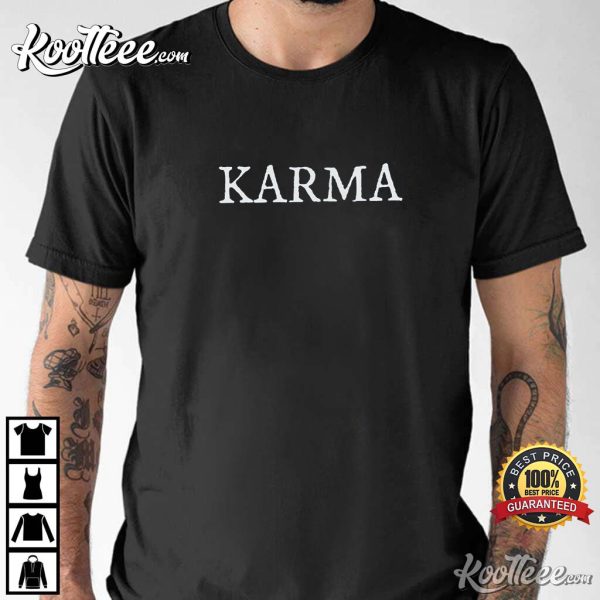 Karma Is My Boyfriend Swifties Merch Couples Shirts