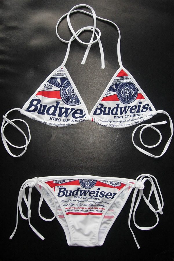 Budweiser Beer Summer Girl Bikini Set