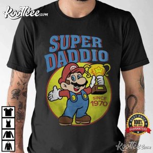 Father’s Day Super Daddio Funny Dad Gamer T-Shirt