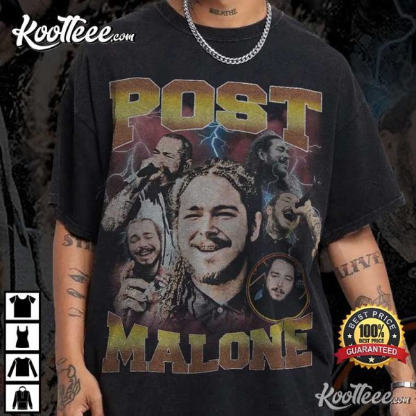 Post Malone Vintage 90s Gift For Fan T-shirt