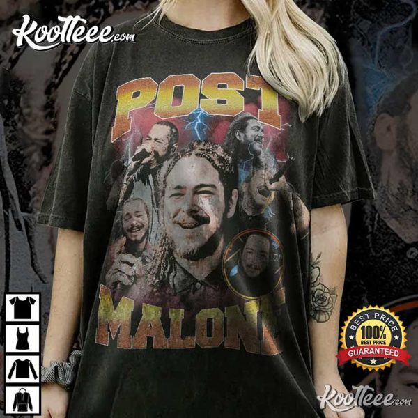 Post Malone Vintage 90s Gift For Fan T-shirt