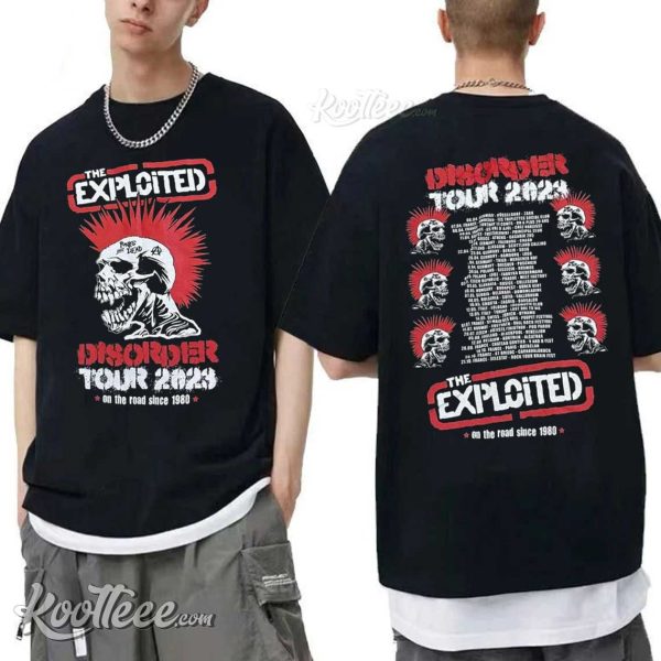 The Exploited Disorder Tour 2023 Fan Gift T-Shirt