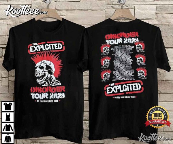 The Exploited Disorder Tour 2023 Fan Gift T-Shirt