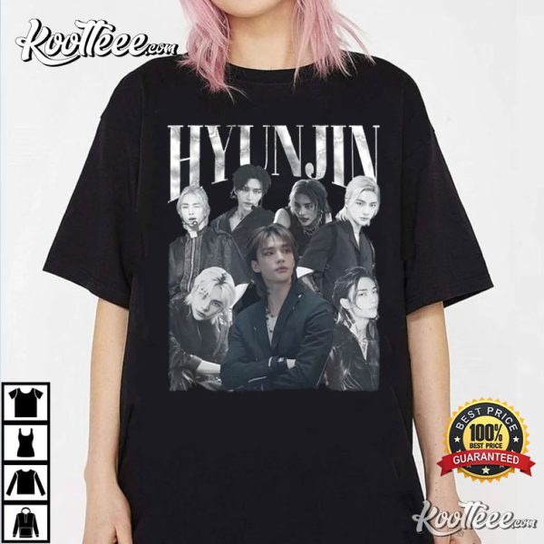 Vintage Hyunjin Stray Kids Gift For Fan T-Shirt