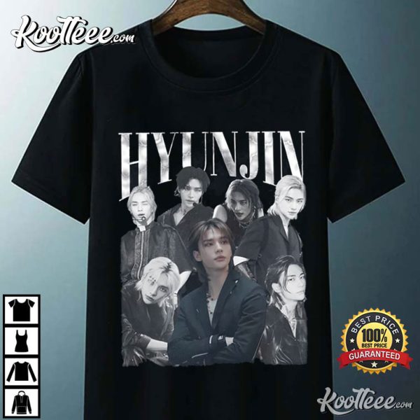 Vintage Hyunjin Stray Kids Gift For Fan T-Shirt