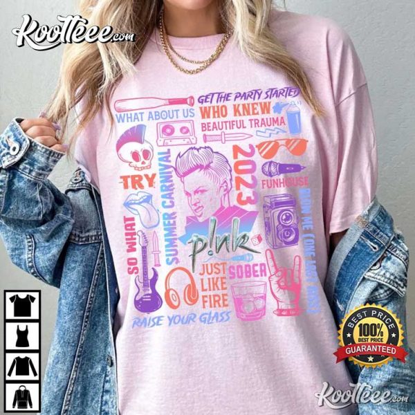 Pink Summer Carnival Pop Music Lover Gift T-Shirt