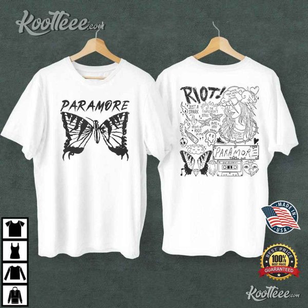 Paramore Doodle 2 Side Vintage Album Lyric Merch T-Shirt