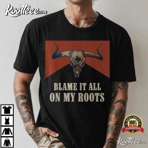 Garth Brooks Blame It All On My Roots Vintage T-Shirt