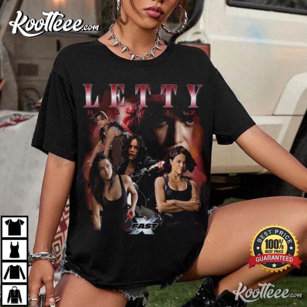 Letty Ortiz Fast And Furious Michelle Rodriguez T-Shirt