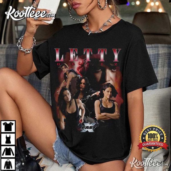 Letty Ortiz Fast And Furious Michelle Rodriguez T-Shirt