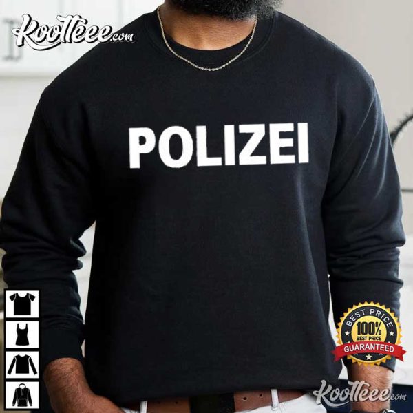 Daily Loud Kanye West Wearing Polizei T-Shirt