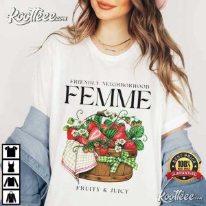 Friendly Neighborhood Femme Lesbian Lgbt T-Shirt