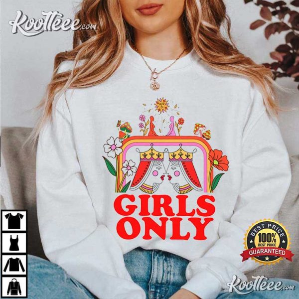 Girls Only Lesbian Pride T-Shirt