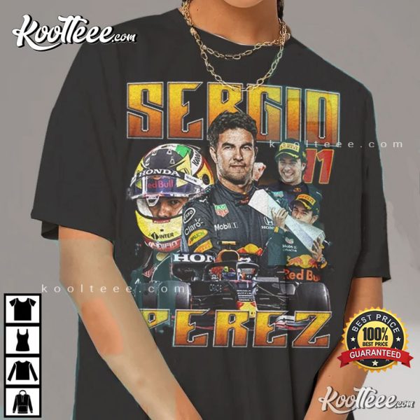 Sergio Pérez Driver Racing Championship Formula Racing T-Shirt